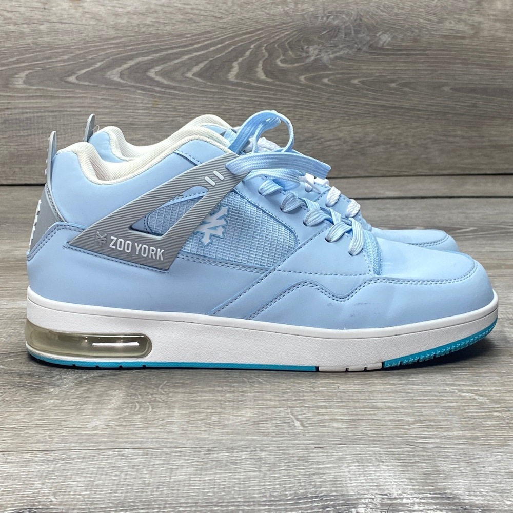 Zoo York All Time Sneaker Mens 10 Blue Skate Air Unit Low Top Shoes